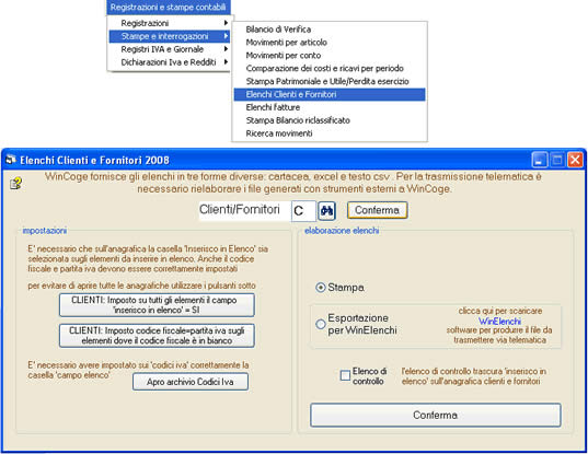 file internet elenchi per unico online