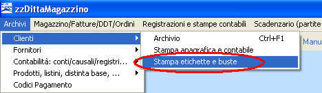 etichette