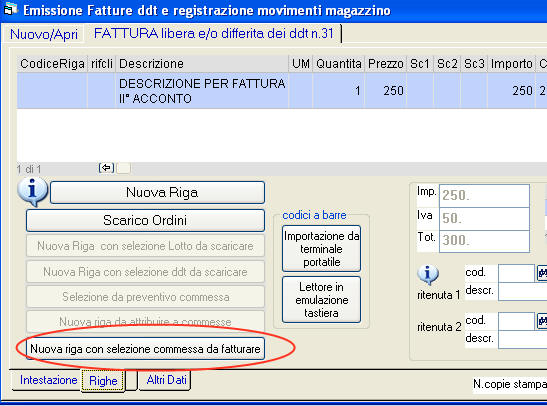 Emissione fatture