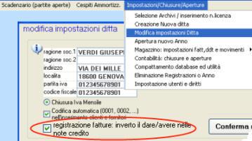 Nota di credito