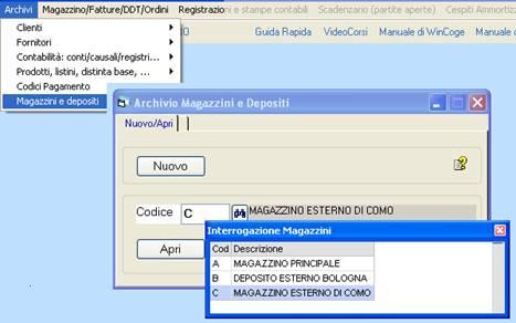 gestionale magazzino