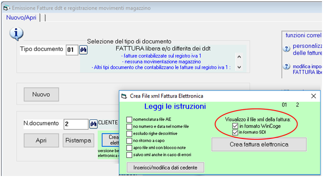 Arrotondamento WinCoge