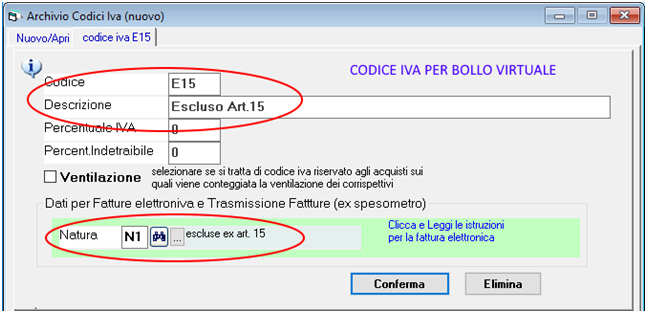 Arrotondamento WinCoge