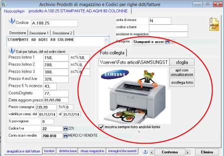 Immagini prodotti